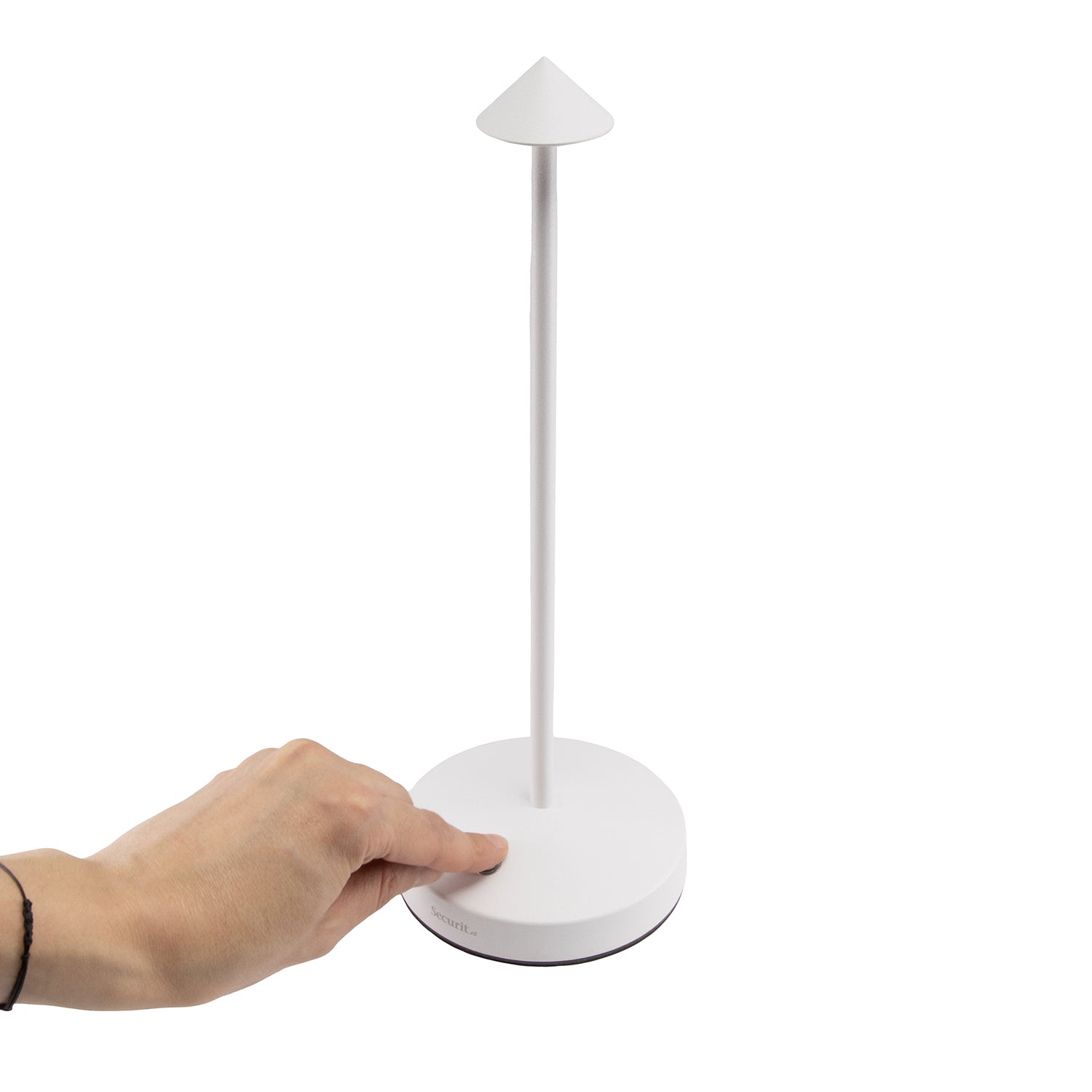 Επιτραπέζιο Φωτιστικό ArteLibre LED Φορητό ANGELINA Λευκό Αλουμίνιο 10.5x10.5x30cm - Hippiehome.gr