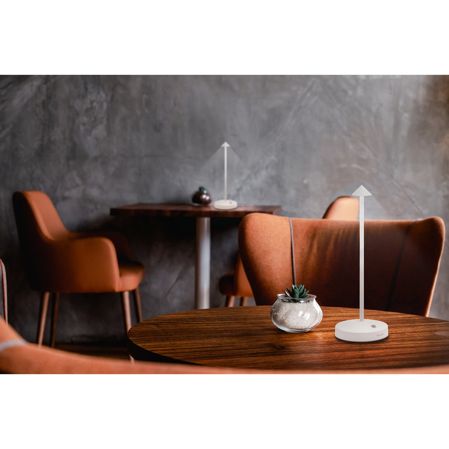 Επιτραπέζιο Φωτιστικό ArteLibre LED Φορητό ANGELINA Λευκό Αλουμίνιο 10.5x10.5x30cm - Hippiehome.gr