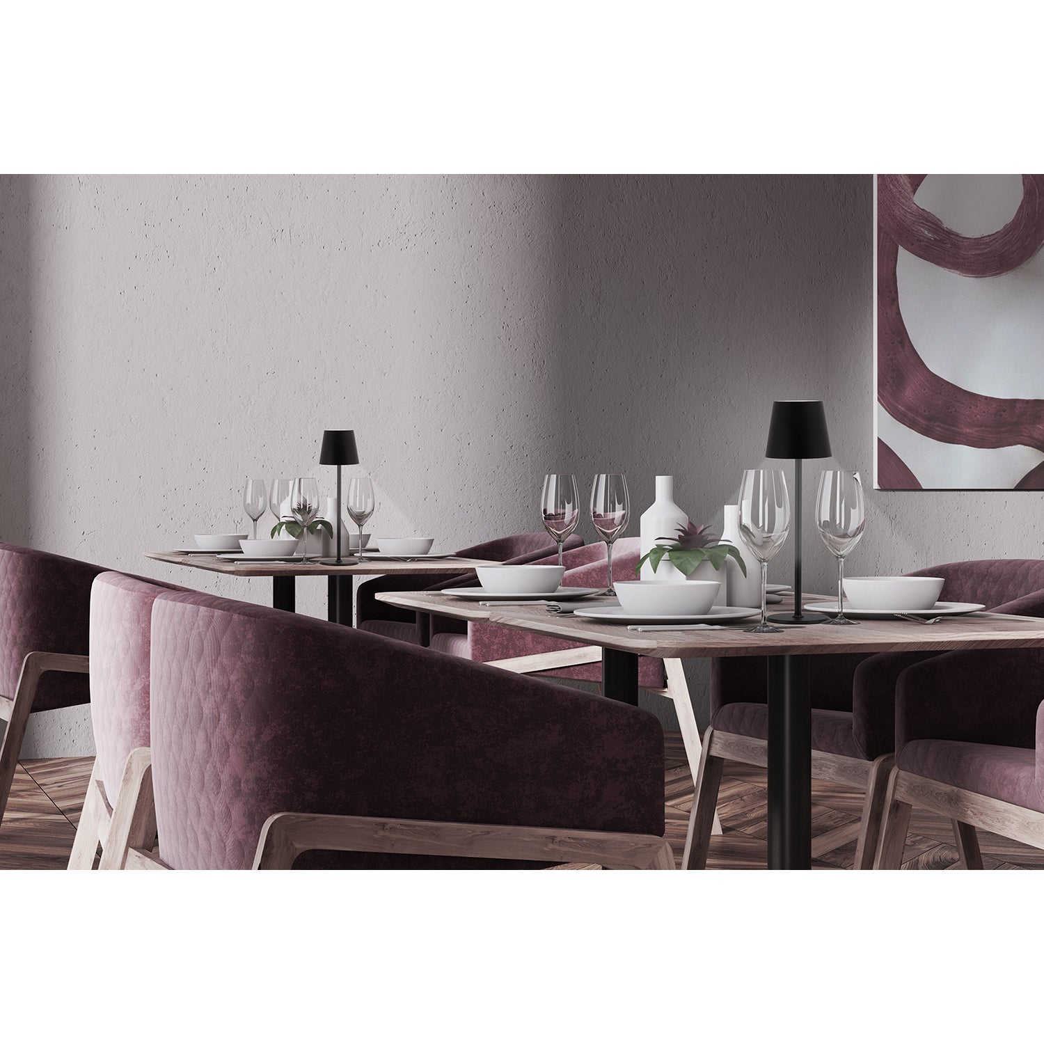 Επιτραπέζιο Φωτιστικό ArteLibre LED Φορητό FELINE Μαύρο Αλουμίνιο 11x11x37.5cm - Hippiehome.gr