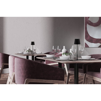 Επιτραπέζιο Φωτιστικό ArteLibre LED Φορητό FELINE Μαύρο Αλουμίνιο 11x11x37.5cm - Hippiehome.gr