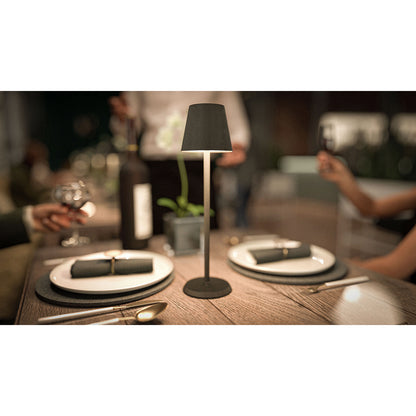 Επιτραπέζιο Φωτιστικό ArteLibre LED Φορητό FELINE Μαύρο Αλουμίνιο 11x11x37.5cm - Hippiehome.gr