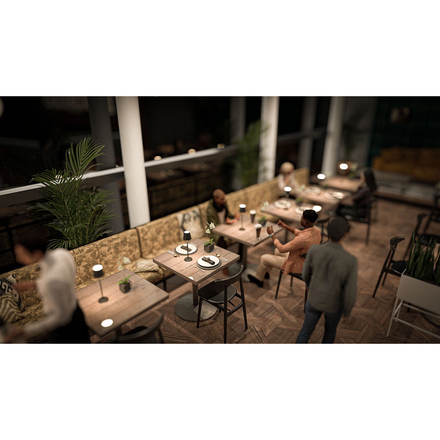 Επιτραπέζιο Φωτιστικό ArteLibre LED Φορητό FELINE Μαύρο Αλουμίνιο 11x11x37.5cm - Hippiehome.gr