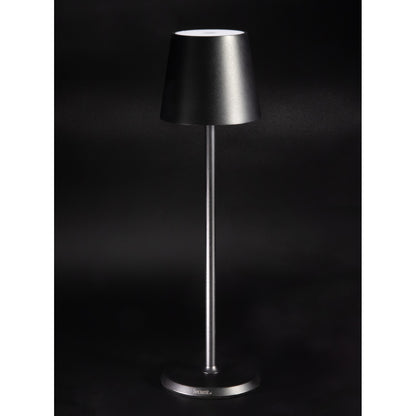 Επιτραπέζιο Φωτιστικό ArteLibre LED Φορητό FELINE Μαύρο Αλουμίνιο 11x11x37.5cm - Hippiehome.gr