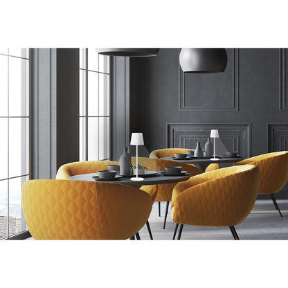 Επιτραπέζιο Φωτιστικό ArteLibre LED Φορητό FELINE Λευκό Αλουμίνιο 11x11x37.5cm - Hippiehome.gr