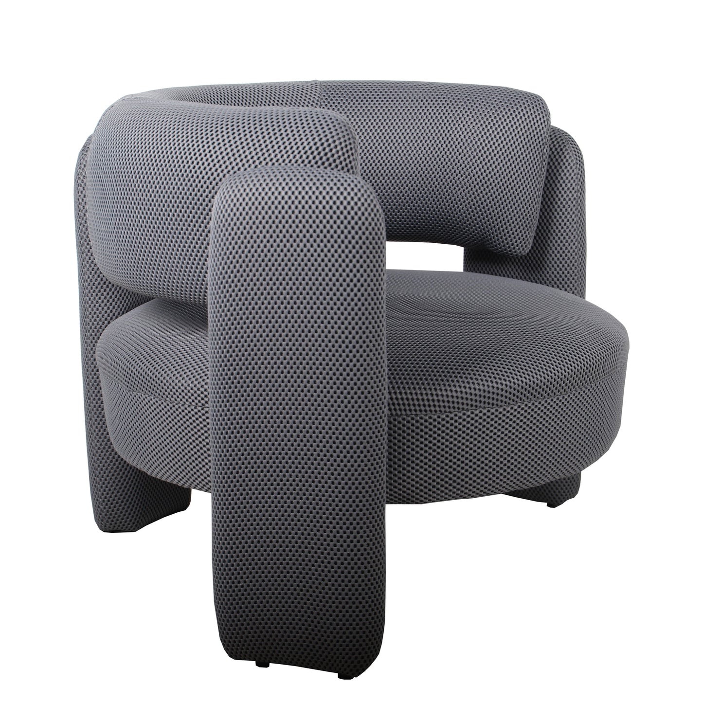 Πολυθρόνα ArteLibre ADRASTEA Γκρι Ύφασμα 94x88x73cm - Hippiehome.gr