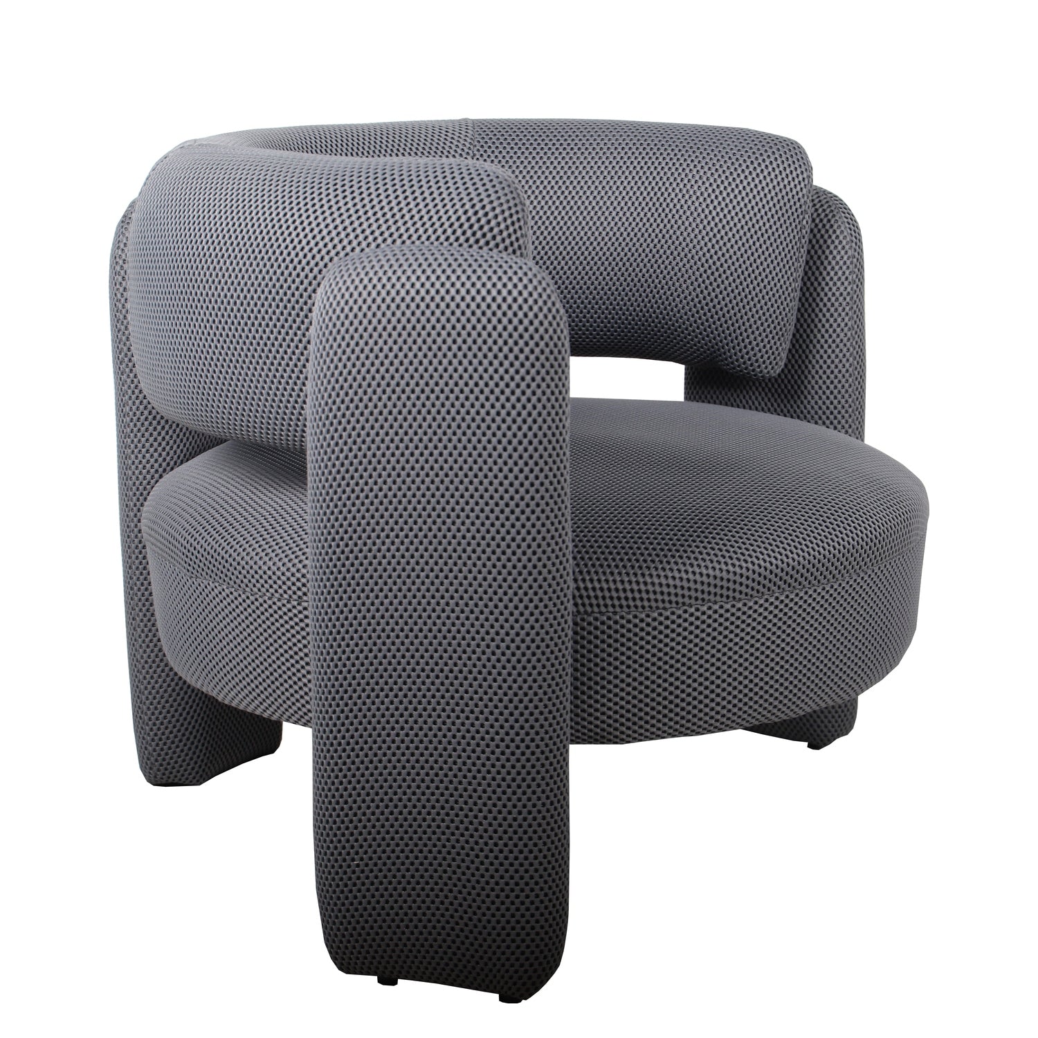 Πολυθρόνα ArteLibre ADRASTEA Γκρι Ύφασμα 94x88x73cm - Hippiehome.gr
