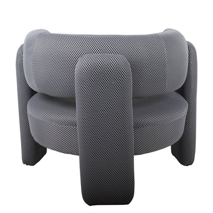 Πολυθρόνα ArteLibre ADRASTEA Γκρι Ύφασμα 94x88x73cm - Hippiehome.gr