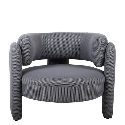 Πολυθρόνα ArteLibre ADRASTEA Γκρι Ύφασμα 94x88x73cm - Hippiehome.gr