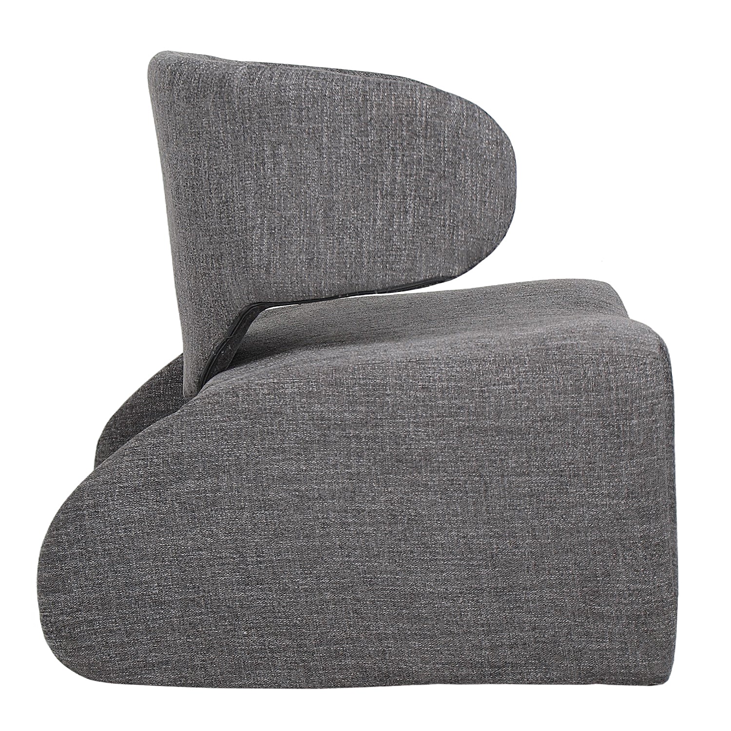 Πολυθρόνα ArteLibre HIMALIA Γκρι Ύφασμα/Μέταλλο/Ξύλο 73x78x75cm - Hippiehome.gr