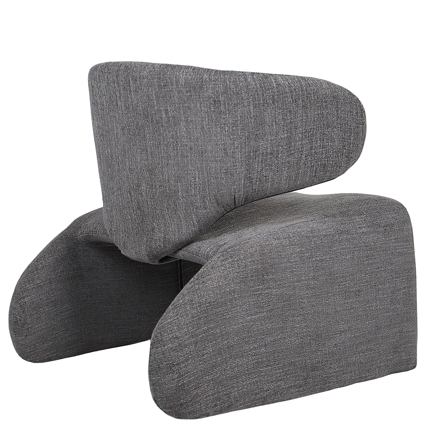 Πολυθρόνα ArteLibre HIMALIA Γκρι Ύφασμα/Μέταλλο/Ξύλο 73x78x75cm - Hippiehome.gr