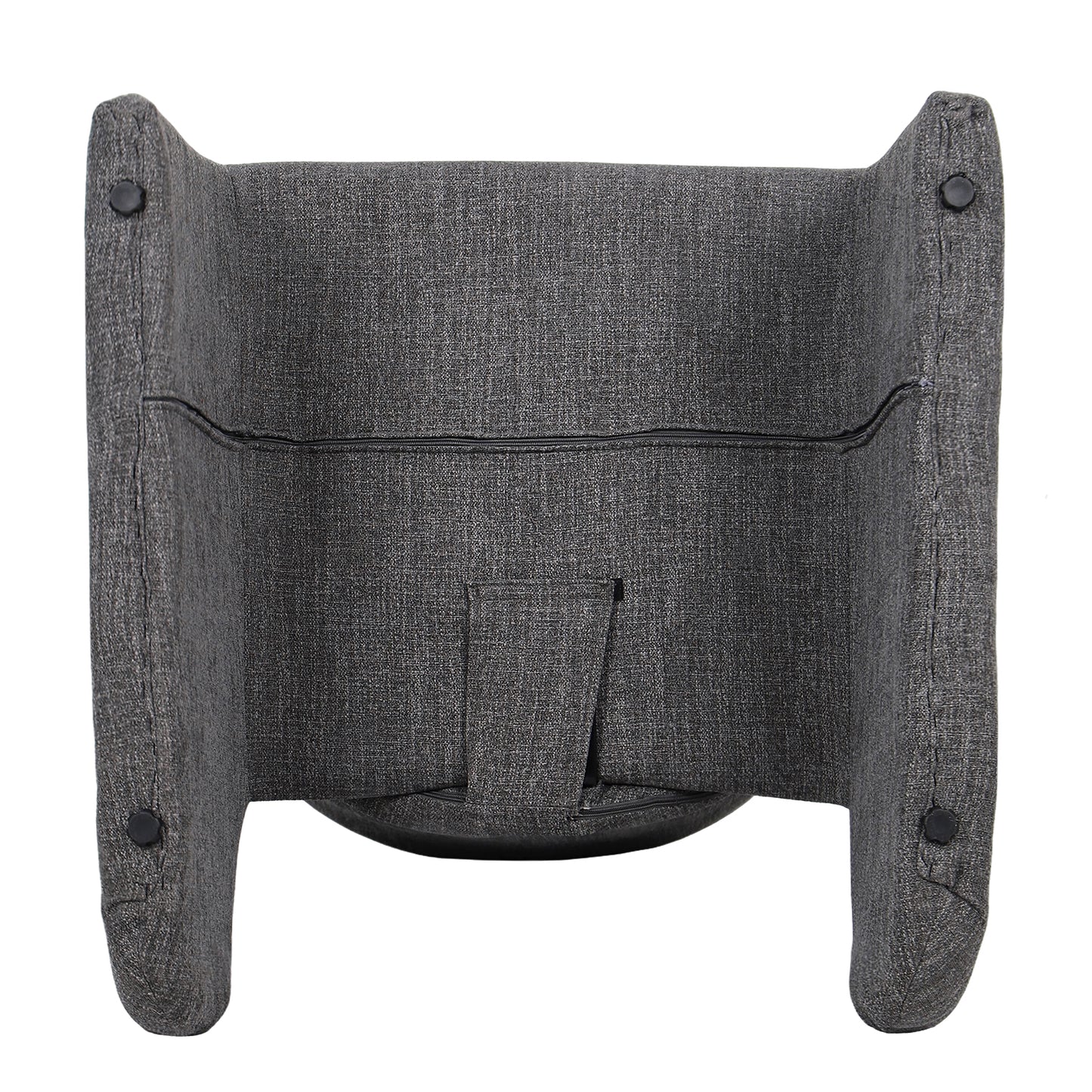 Πολυθρόνα ArteLibre HIMALIA Γκρι Ύφασμα/Μέταλλο/Ξύλο 73x78x75cm - Hippiehome.gr