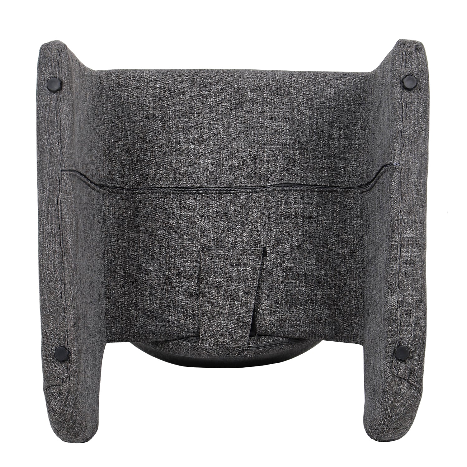 Πολυθρόνα ArteLibre HIMALIA Γκρι Ύφασμα/Μέταλλο/Ξύλο 73x78x75cm - Hippiehome.gr