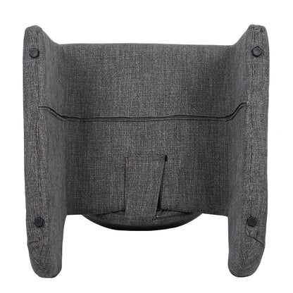 Πολυθρόνα ArteLibre HIMALIA Γκρι Ύφασμα/Μέταλλο/Ξύλο 73x78x75cm - Hippiehome.gr