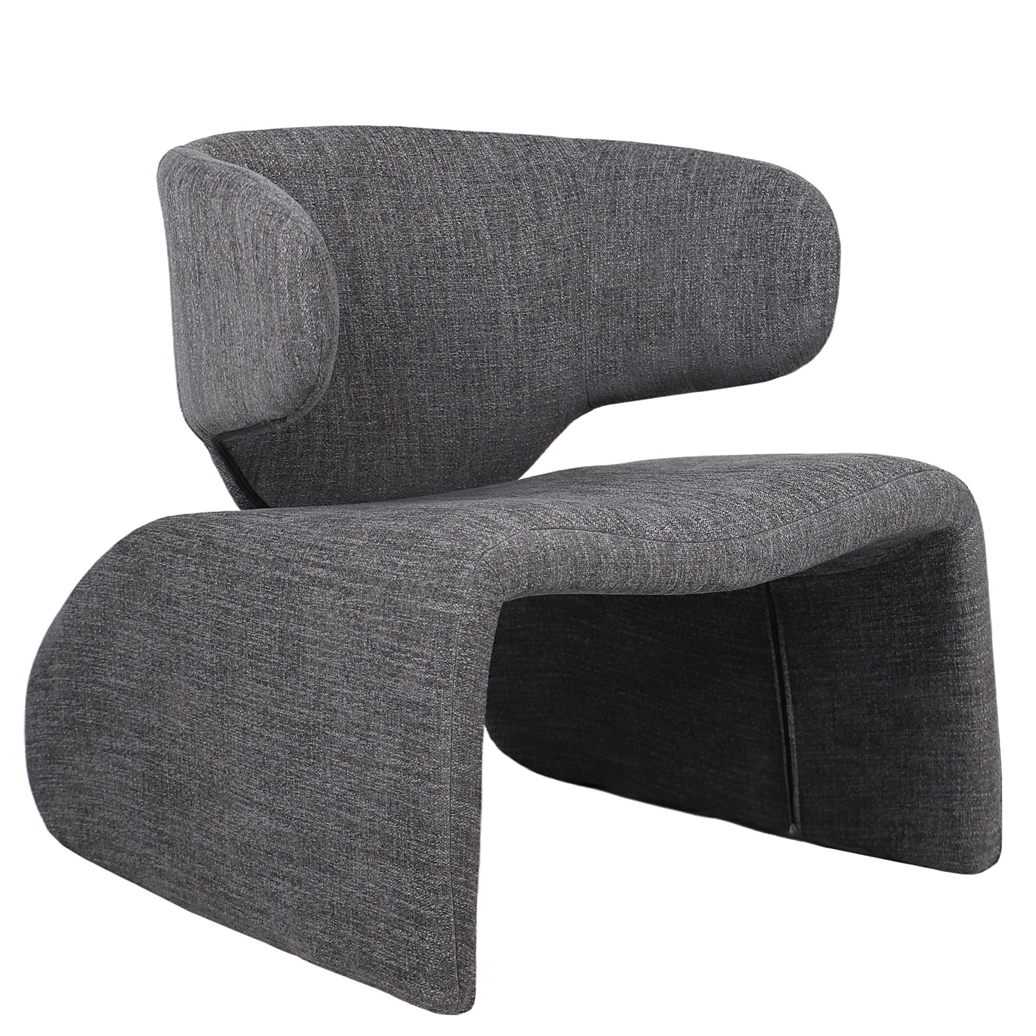 Πολυθρόνα ArteLibre HIMALIA Γκρι Ύφασμα/Μέταλλο/Ξύλο 73x78x75cm - Hippiehome.gr