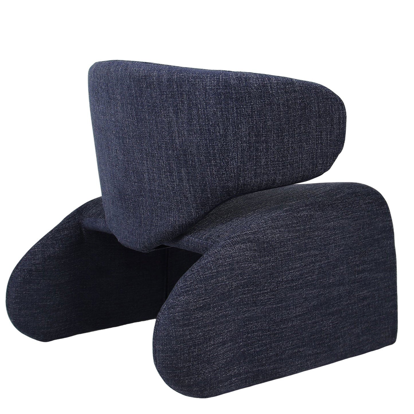 Πολυθρόνα ArteLibre HIMALIA Μπλε Ύφασμα/Μέταλλο/Ξύλο 73x78x75cm - Hippiehome.gr