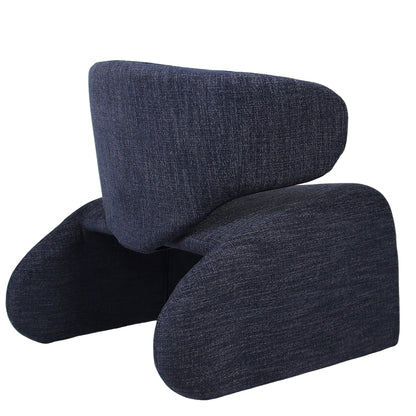 Πολυθρόνα ArteLibre HIMALIA Μπλε Ύφασμα/Μέταλλο/Ξύλο 73x78x75cm - Hippiehome.gr