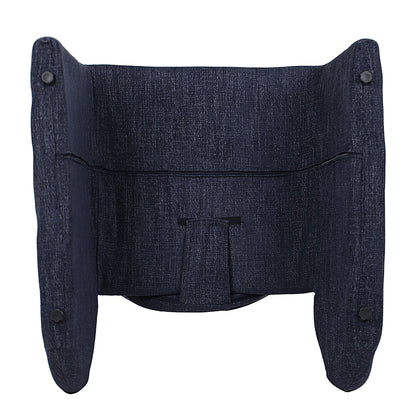 Πολυθρόνα ArteLibre HIMALIA Μπλε Ύφασμα/Μέταλλο/Ξύλο 73x78x75cm - Hippiehome.gr