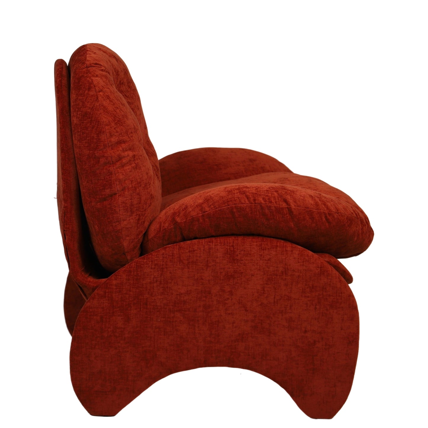 Πολυθρόνα ArteLibre ANANKE Πορτοκαλί Ύφασμα/Μέταλλο/Ξύλο 85x78x84cm - Hippiehome.gr