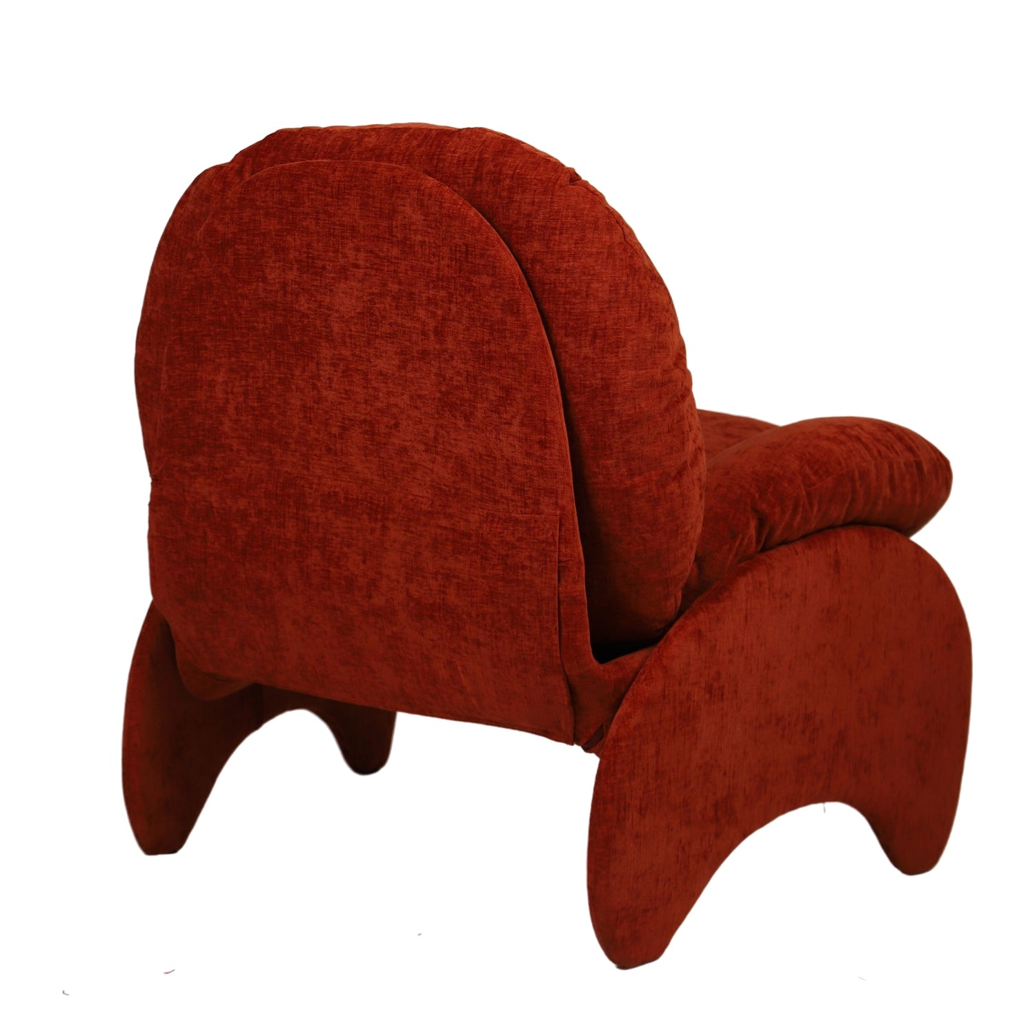 Πολυθρόνα ArteLibre ANANKE Πορτοκαλί Ύφασμα/Μέταλλο/Ξύλο 85x78x84cm - Hippiehome.gr