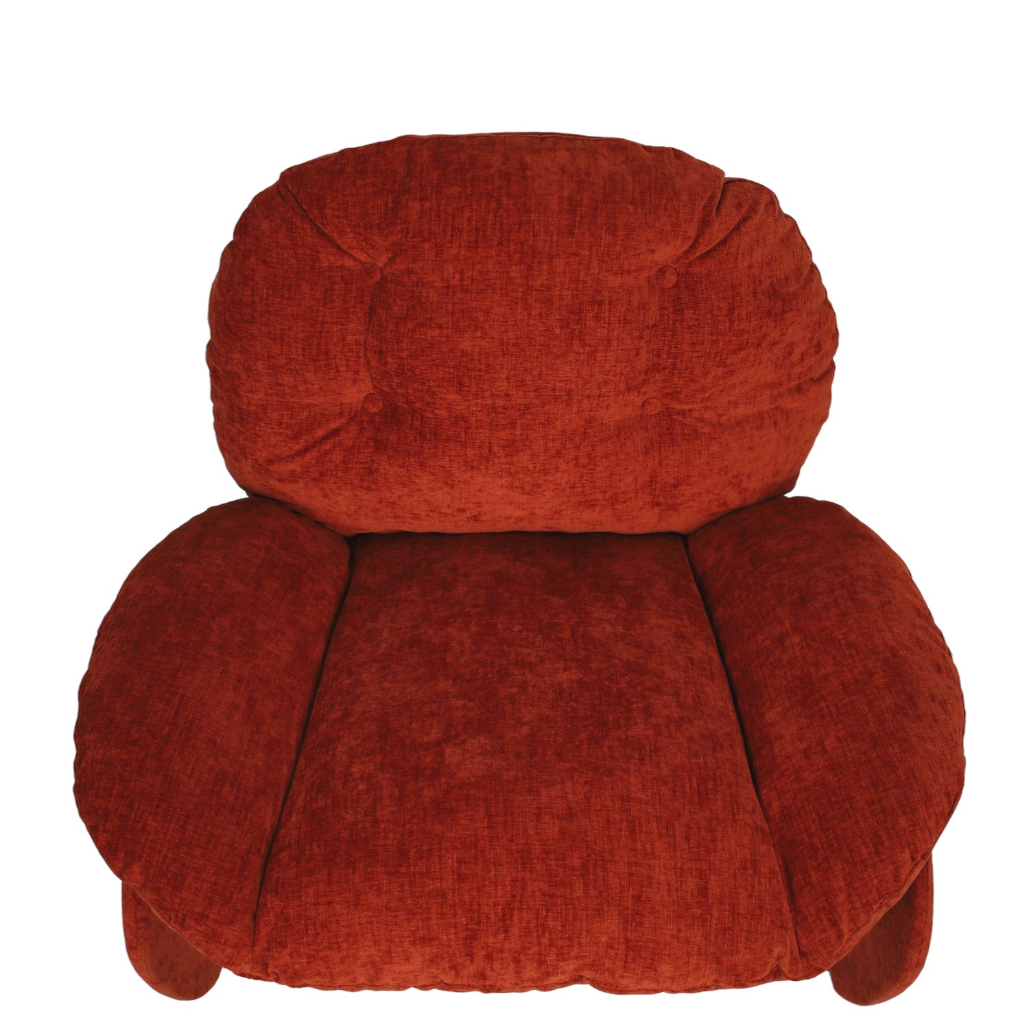 Πολυθρόνα ArteLibre ANANKE Πορτοκαλί Ύφασμα/Μέταλλο/Ξύλο 85x78x84cm - Hippiehome.gr