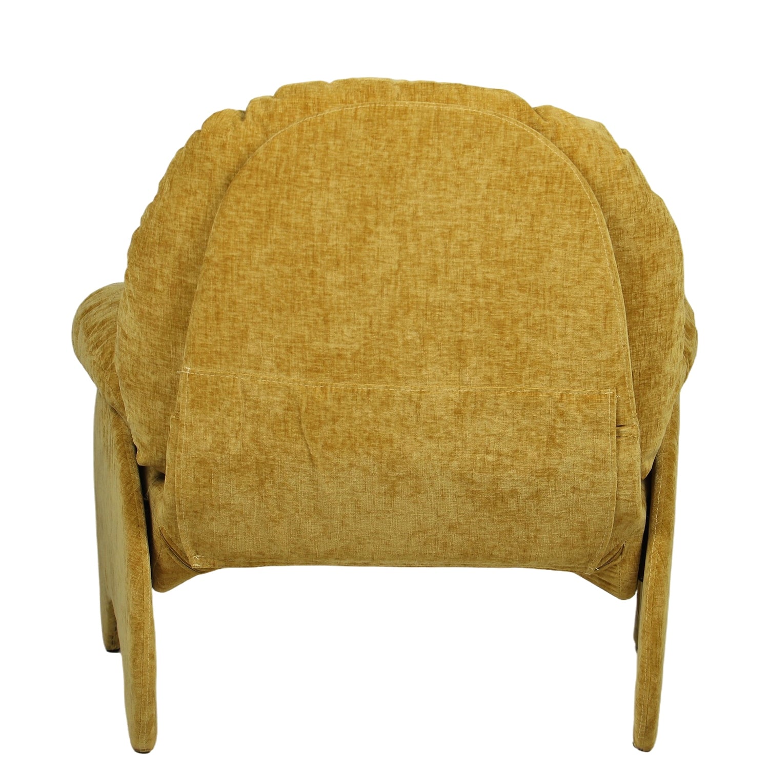 Πολυθρόνα ArteLibre ANANKE Κίτρινο Ύφασμα/Μέταλλο/Ξύλο 85x78x84cm - Hippiehome.gr