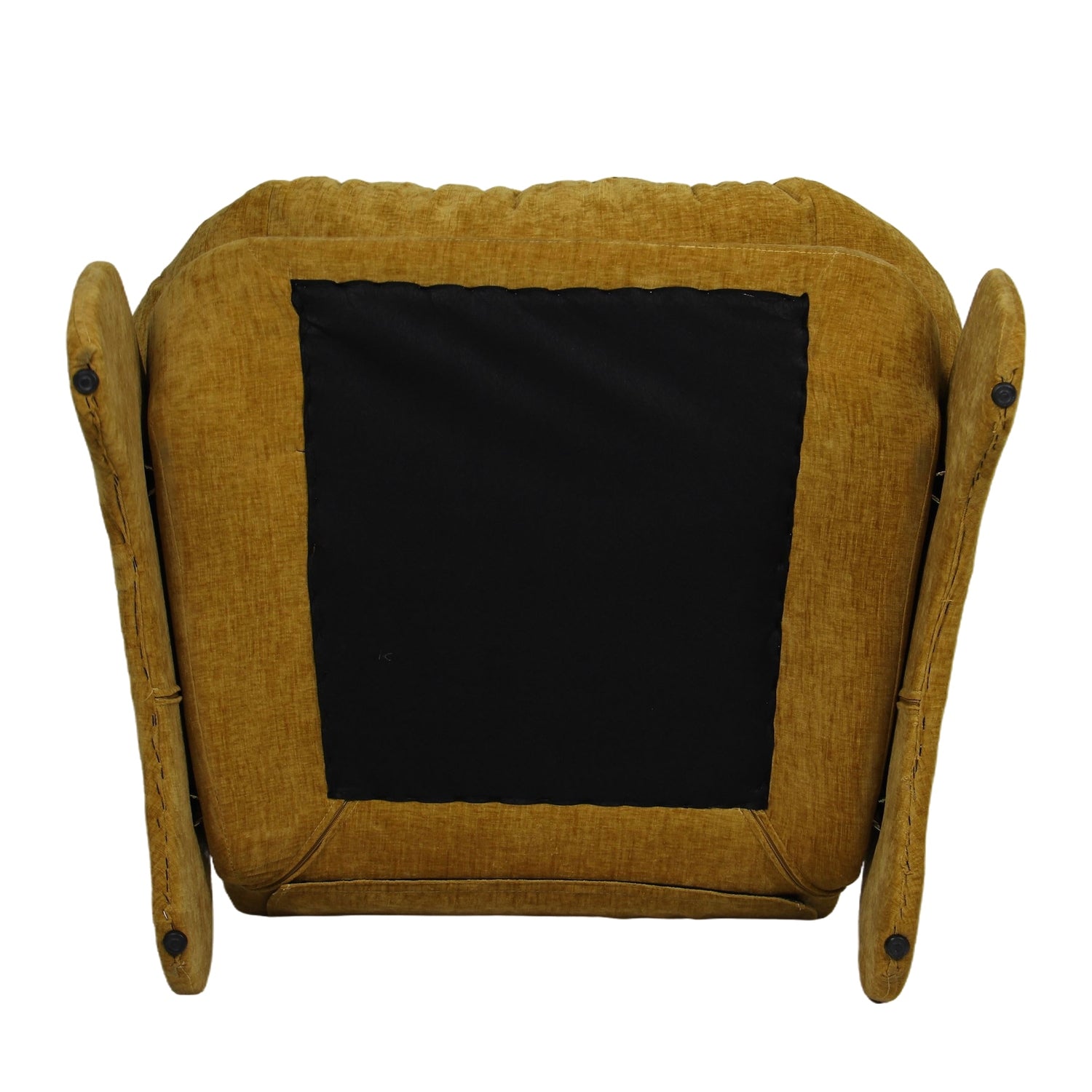 Πολυθρόνα ArteLibre ANANKE Κίτρινο Ύφασμα/Μέταλλο/Ξύλο 85x78x84cm - Hippiehome.gr