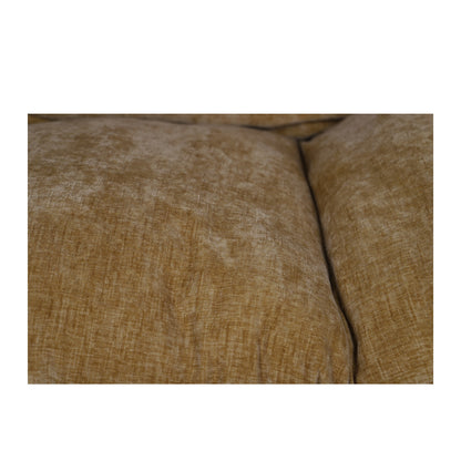 Πολυθρόνα ArteLibre ANANKE Κίτρινο Ύφασμα/Μέταλλο/Ξύλο 85x78x84cm - Hippiehome.gr