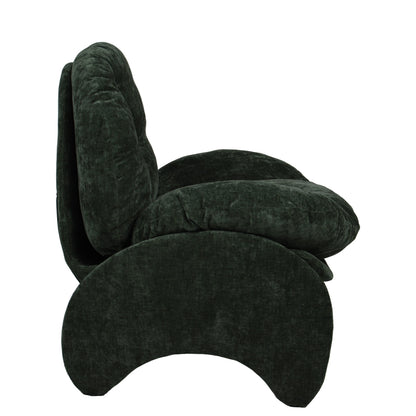 Πολυθρόνα ArteLibre ANANKE Πράσινο Ύφασμα/Μέταλλο/Ξύλο 85x78x84cm - Hippiehome.gr