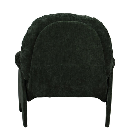 Πολυθρόνα ArteLibre ANANKE Πράσινο Ύφασμα/Μέταλλο/Ξύλο 85x78x84cm - Hippiehome.gr