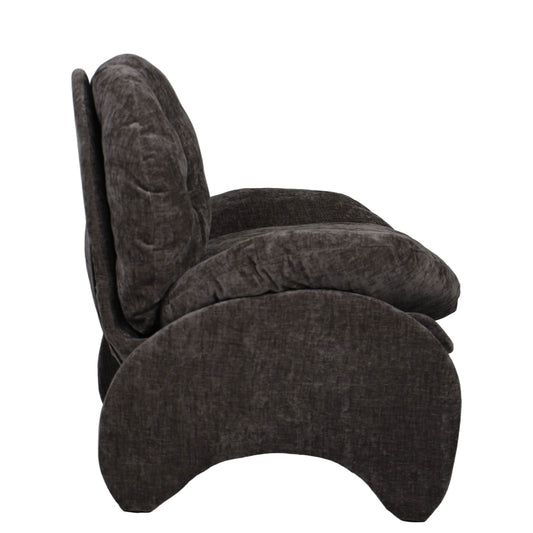 Πολυθρόνα ArteLibre ANANKE Γκρι Ύφασμα/Μέταλλο/Ξύλο 85x78x84cm - Hippiehome.gr