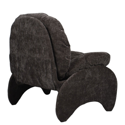 Πολυθρόνα ArteLibre ANANKE Γκρι Ύφασμα/Μέταλλο/Ξύλο 85x78x84cm - Hippiehome.gr