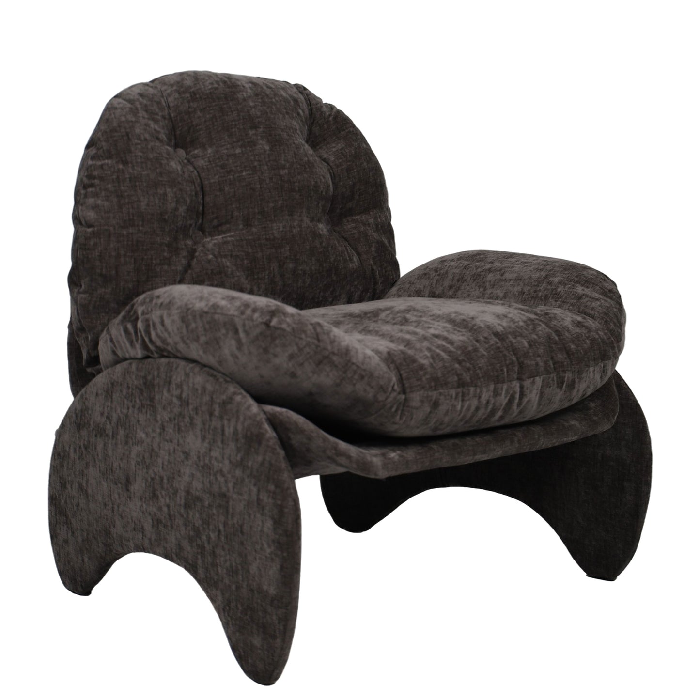 Πολυθρόνα ArteLibre ANANKE Γκρι Ύφασμα/Μέταλλο/Ξύλο 85x78x84cm - Hippiehome.gr