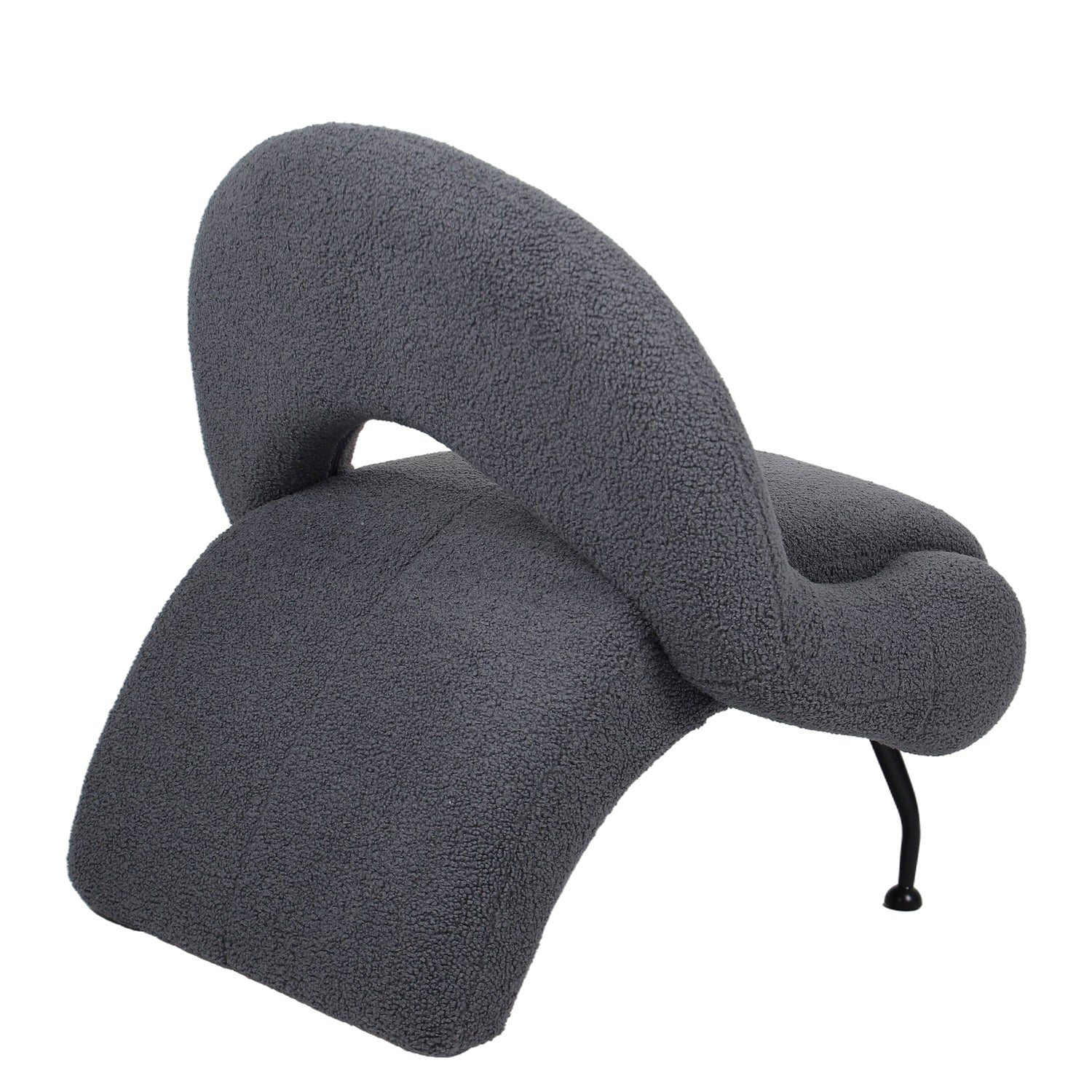 Πολυθρόνα ArteLibre PASIPHAE Γκρι Ύφασμα/Μέταλλο/Ξύλο 80x86x80cm - Hippiehome.gr