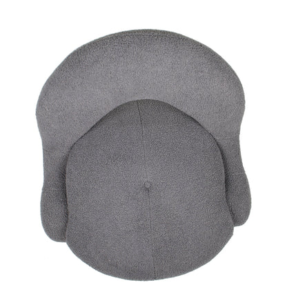 Πολυθρόνα ArteLibre PASIPHAE Γκρι Ύφασμα/Μέταλλο/Ξύλο 80x86x80cm - Hippiehome.gr