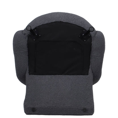 Πολυθρόνα ArteLibre PASIPHAE Γκρι Ύφασμα/Μέταλλο/Ξύλο 80x86x80cm - Hippiehome.gr