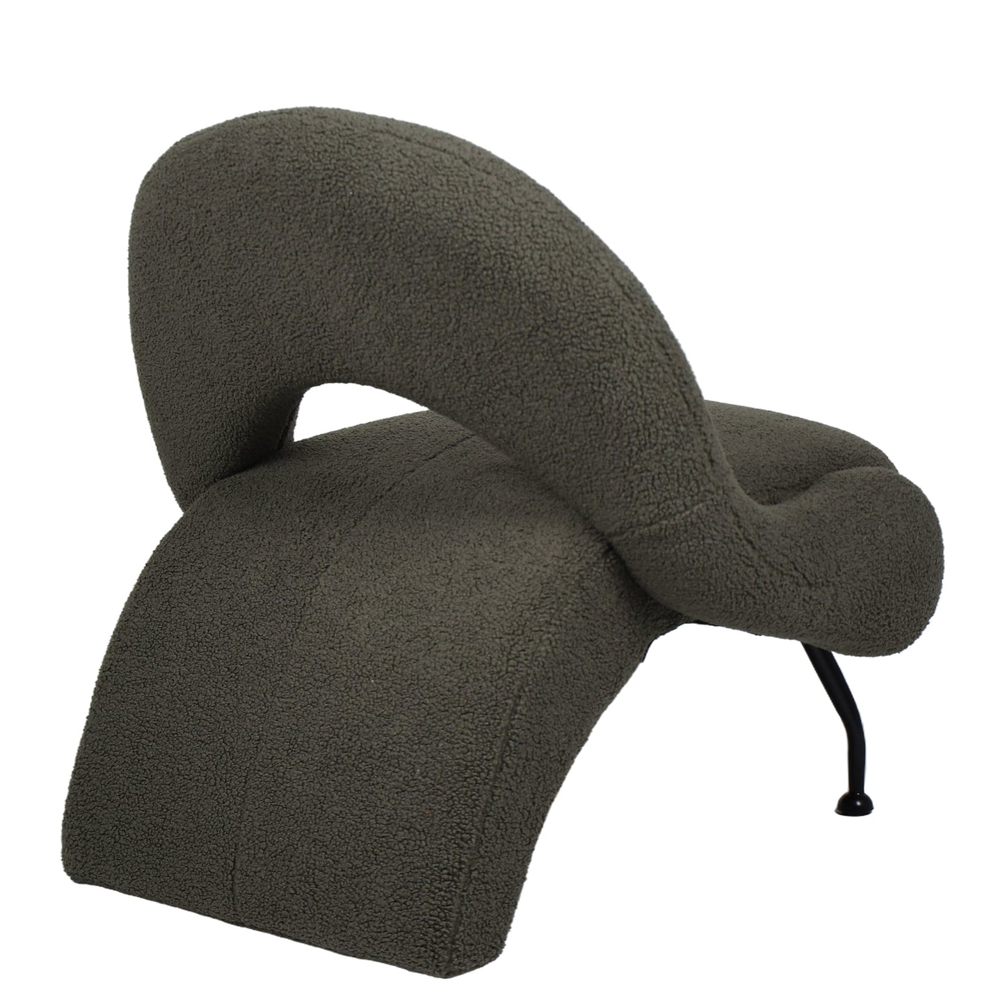 Πολυθρόνα ArteLibre PASIPHAE Πράσινο Ύφασμα/Μέταλλο/Ξύλο 80x86x80cm - Hippiehome.gr