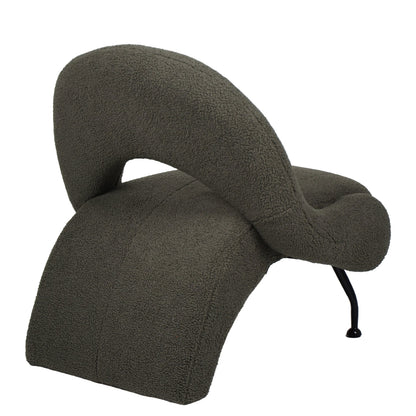 Πολυθρόνα ArteLibre PASIPHAE Πράσινο Ύφασμα/Μέταλλο/Ξύλο 80x86x80cm - Hippiehome.gr