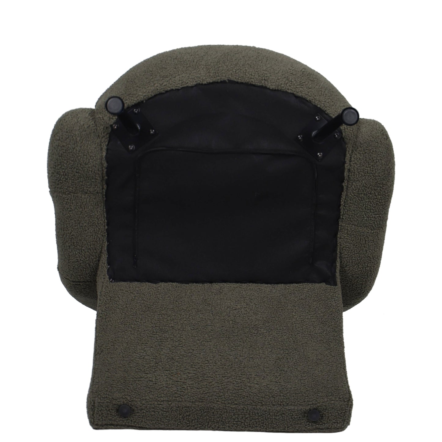 Πολυθρόνα ArteLibre PASIPHAE Πράσινο Ύφασμα/Μέταλλο/Ξύλο 80x86x80cm - Hippiehome.gr