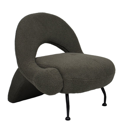 Πολυθρόνα ArteLibre PASIPHAE Πράσινο Ύφασμα/Μέταλλο/Ξύλο 80x86x80cm - Hippiehome.gr