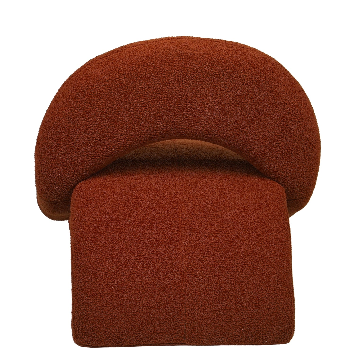 Πολυθρόνα ArteLibre PASIPHAE Πορτοκαλί Ύφασμα/Μέταλλο/Ξύλο 80x86x80cm - Hippiehome.gr