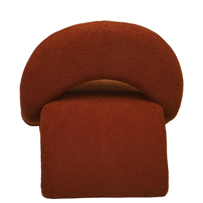 Πολυθρόνα ArteLibre PASIPHAE Πορτοκαλί Ύφασμα/Μέταλλο/Ξύλο 80x86x80cm - Hippiehome.gr