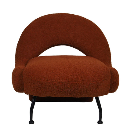 Πολυθρόνα ArteLibre PASIPHAE Πορτοκαλί Ύφασμα/Μέταλλο/Ξύλο 80x86x80cm - Hippiehome.gr