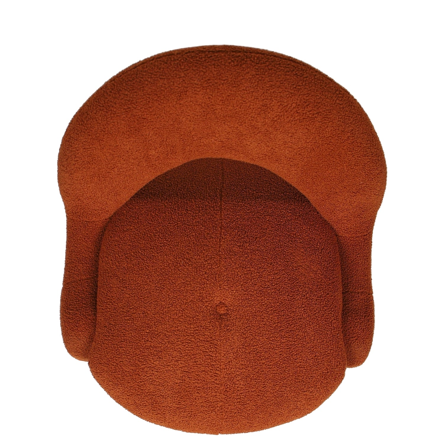 Πολυθρόνα ArteLibre PASIPHAE Πορτοκαλί Ύφασμα/Μέταλλο/Ξύλο 80x86x80cm - Hippiehome.gr