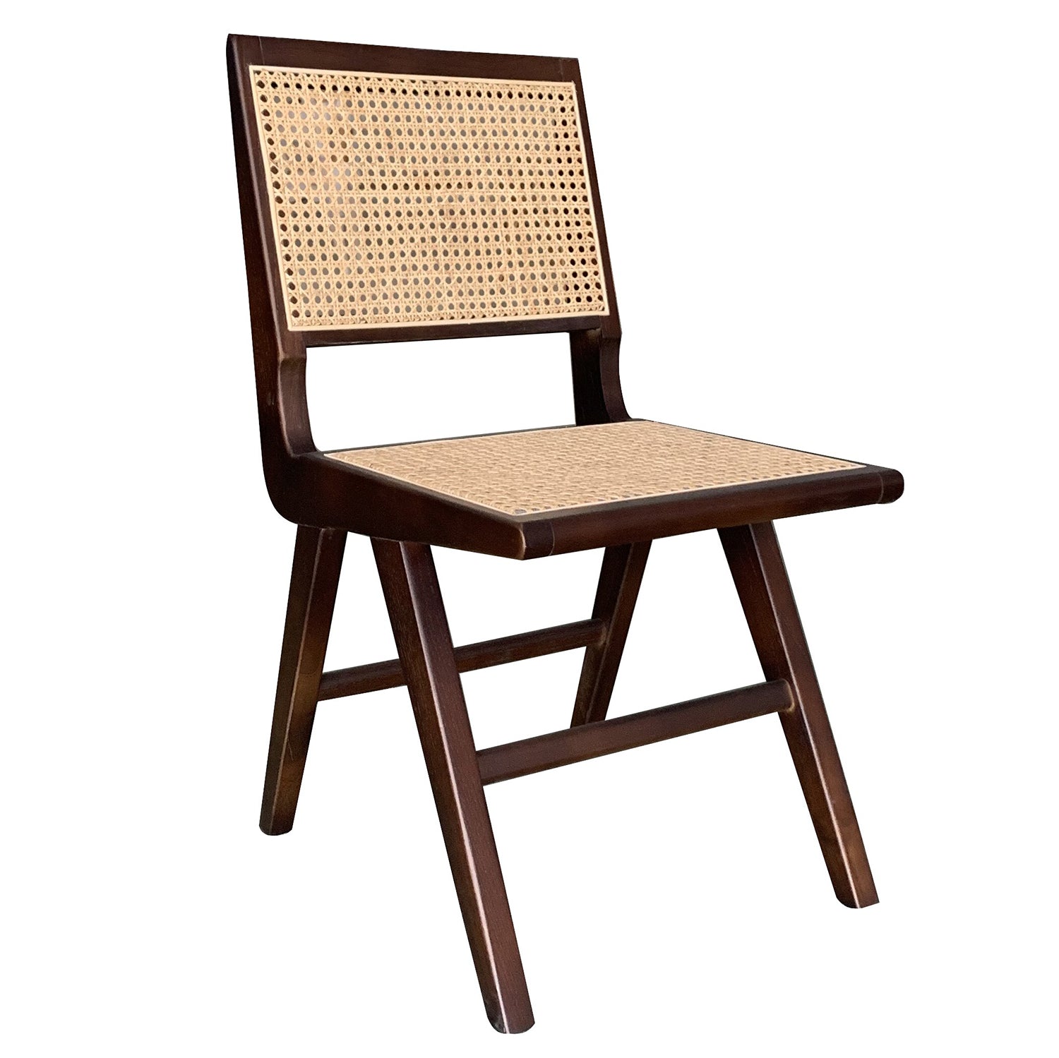 Καρέκλα Επαγγελματική ArteLibre COEUS Wenge/Φυσικό Ξύλο/Rattan 44x41x86cm - Hippiehome.gr