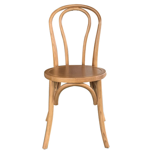 Καρέκλα Επαγγελματική ArteLibre Στοιβαζόμενη ATHENA Φυσικό Ξύλο 40x42x90cm - Hippiehome.gr