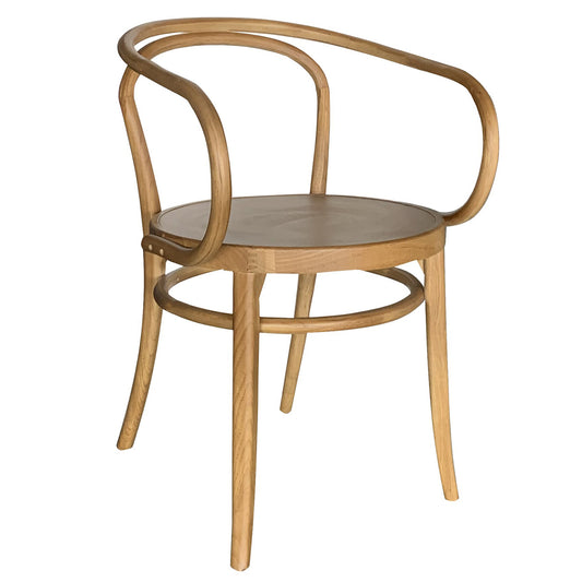 Καρέκλα Επαγγελματική ArteLibre PANDORA Φυσικό Ξύλο 48x48x88cm - Hippiehome.gr