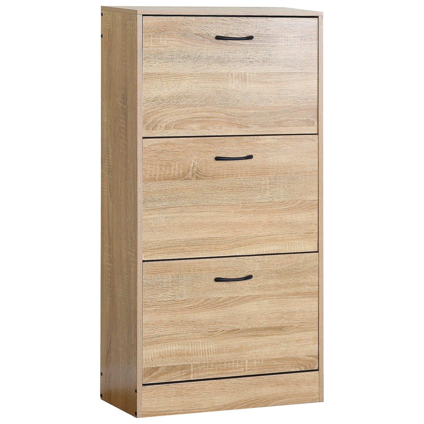 Παπουτσοθήκη ArteLibre BRANTLEY Δρυς Μοριοσανίδα 60x24x116cm - Hippiehome.gr