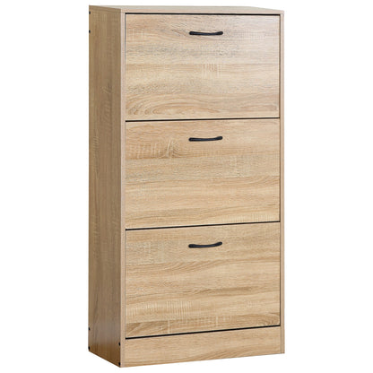 Παπουτσοθήκη ArteLibre BRANTLEY Δρυς Μοριοσανίδα 60x24x116cm - Hippiehome.gr