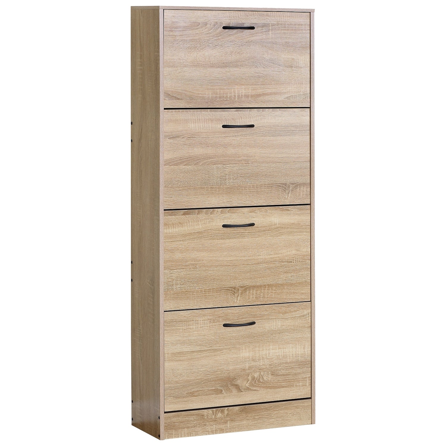 Παπουτσοθήκη ArteLibre BRANTLEY Δρυς Μοριοσανίδα 60x24x150cm - Hippiehome.gr