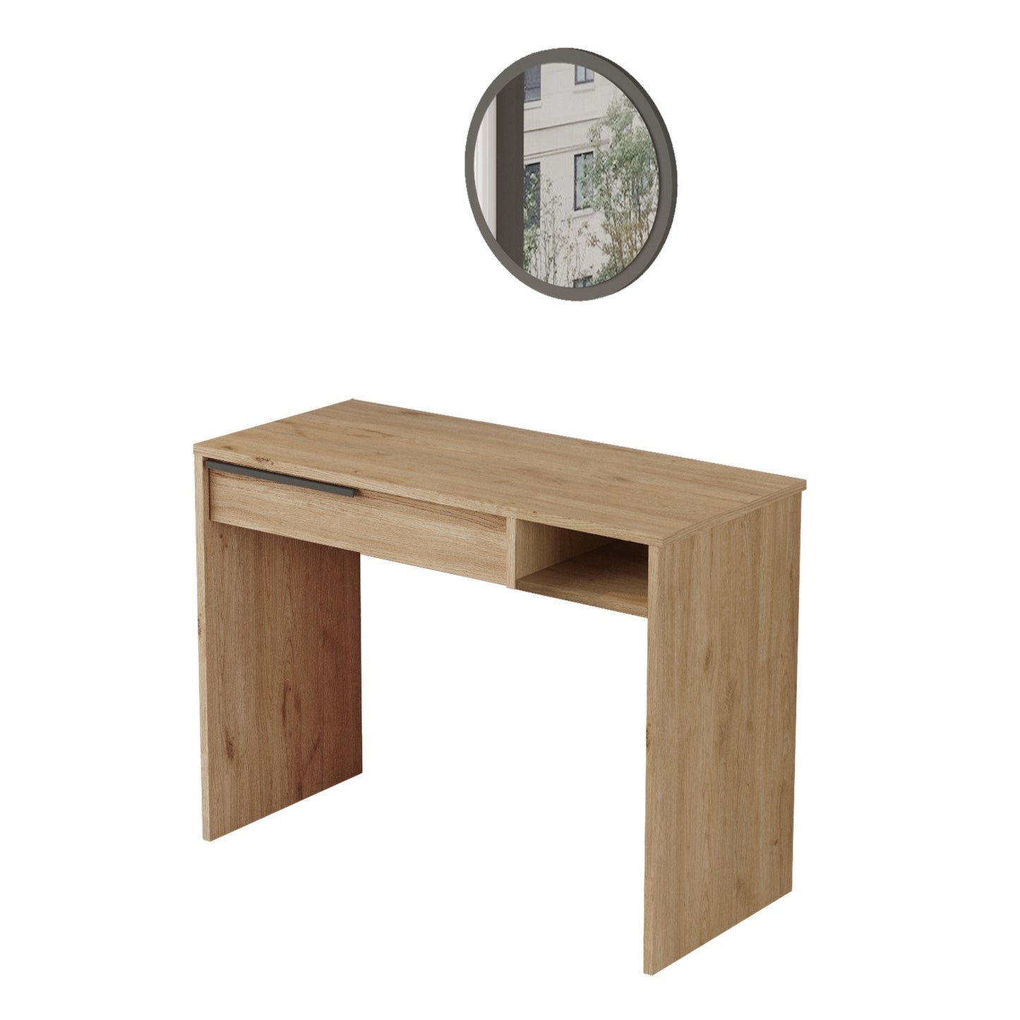 Toilet ArteLibre DEVON Natural Chipboard/Metal/Glass 100x44.5x75cm